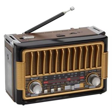 Imagem de Rádio Retro Portátil Bandas AM/FM/SW com Flashlight Entrada USB - Keed