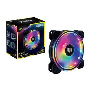 Imagem de Kit 3 Fans Cooler Para Computador Hub Controlador e Controle Knup KP-V