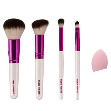 Imagem de Kit de Pincéis de Maquiagem Ruby Kisses para Rosto Ra03b100
