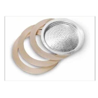 Imagem de Filtro Para Cafeteira Italiana 6 Xícaras Com Anel Kehome