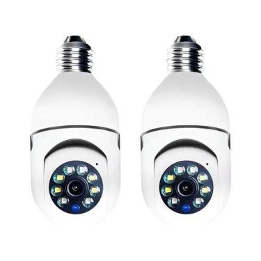 Imagem de Kit 2 Câmera Segurança 360 Wifi Ip HD Visão G4-5 250v - Kapbom
