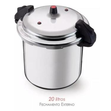 Imagem de Panela de Pressão 20L Alumínio Nacional Externa