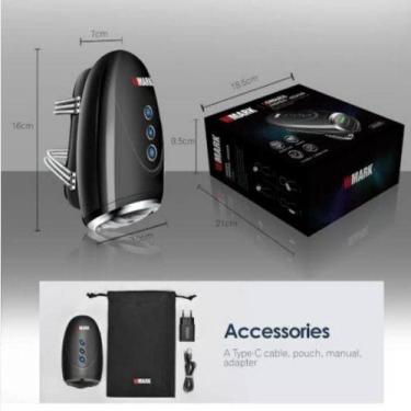 Imagem de Massageador Elétrico Portátil Pelo Cabeça Wmark Sm001 Wmark Profission