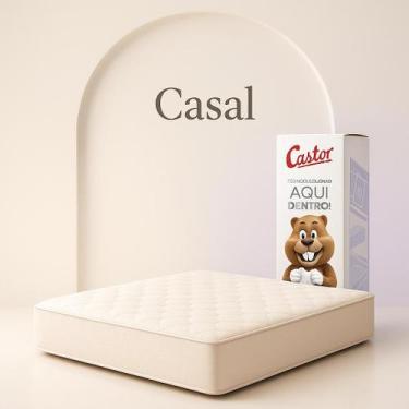 Imagem de Colchão Castor Comfort D33 Na Caixa A Vácuo 138x188 Casal Creme