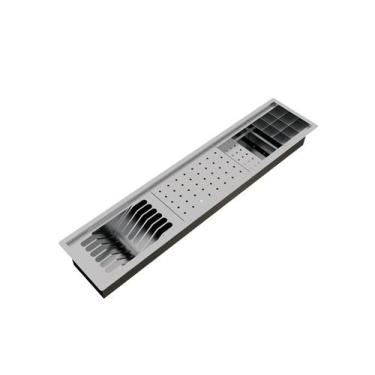 Imagem de Canal Equipado Escorredor Calha Úmida Kitchen 4 módulos 90cm