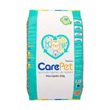 Imagem de Granulado Higiênico de Madeira CarePet Premium Original - 10 Kg