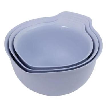 Imagem de Conjunto kitchenaid 3 tigelas bowls lavender em polipropileno kq175osl