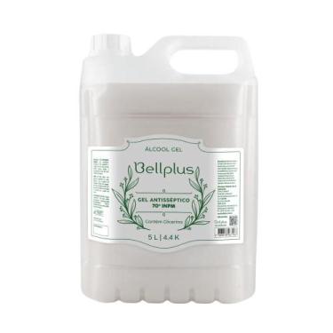 Imagem de Álcool em Gel Antisséptico Antibacteriano 5 Litros - BellPlus, 5litros