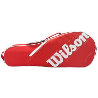 Imagem de Raqueteira Esp Advantage Wilson 3 Pack, Vermelho