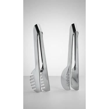 Imagem de Kit Pegador Inox Massas Saladas 2 Peças 21cm - Congratulations Store