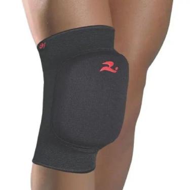 Imagem de Joelheira Realtex Futsal Elástica, Preto, M