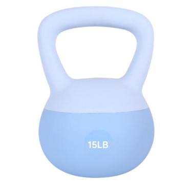 Imagem de Kettlebell Leikefitness 6,8 kg com Areia Fina