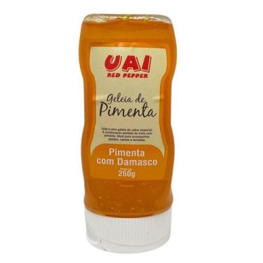 Imagem de Geléia de Pimenta 260g - UAI, Damasco c/ Pimenta (Bisnaga 260g)