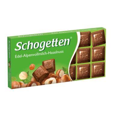 Imagem de Chocolate Ao Leite Com Avelã Schogetten 100G - Alemanha