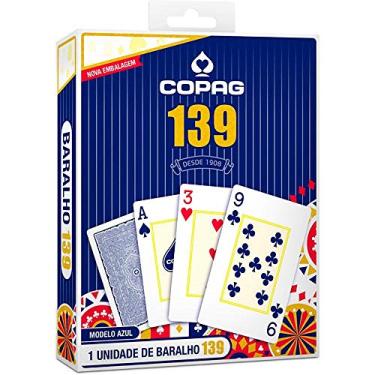 Imagem de Baralho 139 Cartucho Azul - Copag