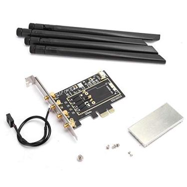 Imagem de Wendry Adaptador de placa de rede sem fio, BCM94360CD NGFF para PCI-E, adaptador conversor de placa de rede sem fio, estável e durável