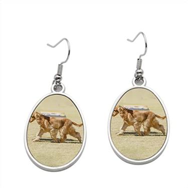 Imagem de Brinco Cocker Spaniel inglês 2 – Brincos com pingente para meninas – Presente de festa de aniversário dos namorados