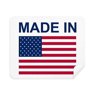 Imagem de Feito nos Estados Unidos, Country Love Pano de limpeza de tela de telefone, 2 peças, tecido de camurça