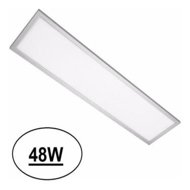 Imagem de Luminaria Painel Embutir Retangular 48W 3000K 36505909