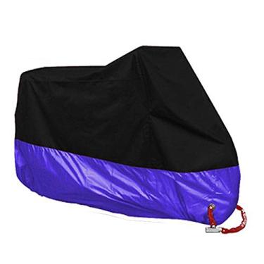 Imagem de HIOD 190T Capas de motocicleta à prova d'água Motors Dust Rain Snow Capa protetora UV para ambientes internos ao ar livre, roxo, 4GG
