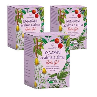 Imagem de Chá Iamaní Acalma a Alma Bela Gil 5 ervas orgânicas 45 sach