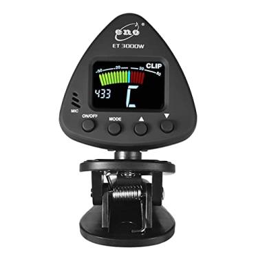 Imagem de Qudai Afinador de instrumentos de sopro ET 3000W suporta modos de afinação de microfone e clipe para flauta de trompete clarinete saxofone PC