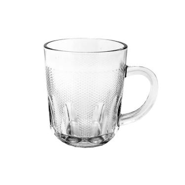 Imagem de Kit 3 xícaras para chá e café de vidro conjunto Cuba 190ml