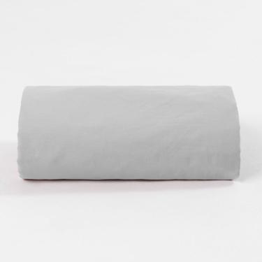 Imagem de Lençol de Solteiro com Elástico – Cinza