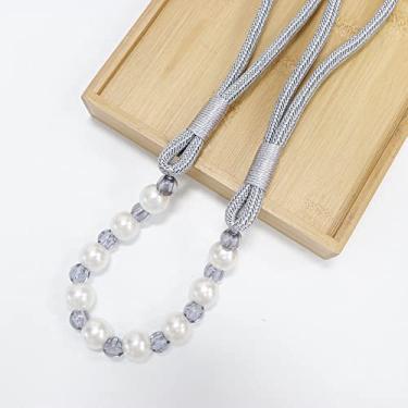 Imagem de Cinta de cortina de pérola acessórios de alça de cortina fivela de cortina alça de cortina prendedores de cortina, T5,4 pcs