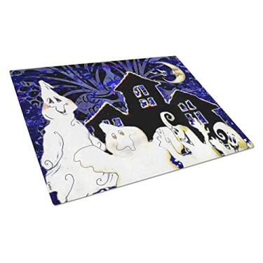 Imagem de Caroline's Treasures PJC1072LCB The Gang's All Here Ghosts Tábua de corte de vidro grande, 30 cm A x 40 cm L, multicolorida