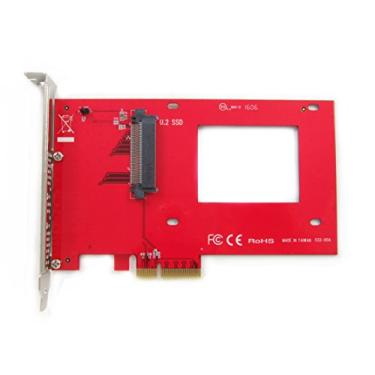 Imagem de Ableconn PEXU2-132 NVMe 2,5-inch U.2 (SFF-8639) SSD PCIe 4.0 x4 Cartão adaptador de operadora - Suporta Intel 750 2,5 polegadas U.2 SFF SSD