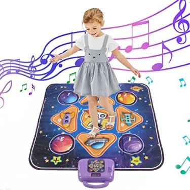 2 Pcs piano musical do bebê | jogo musical macio,dança com 8 sons  instrumentos diferentes, cobertor teclado chão música para crianças (1 a 3  anos)