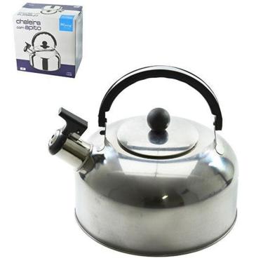 Imagem de Chaleira De Inox Com Apito 3L Na Caixa