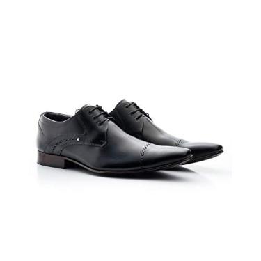 Imagem de Sapato Social Masculino Bigioni Couro Preto 377 Tamanho:37