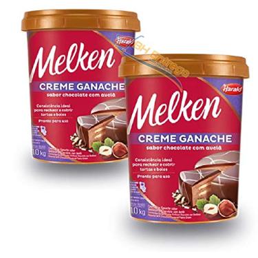 Imagem de Kit 2 Creme Ganache avelã Melken Harald 1Kg