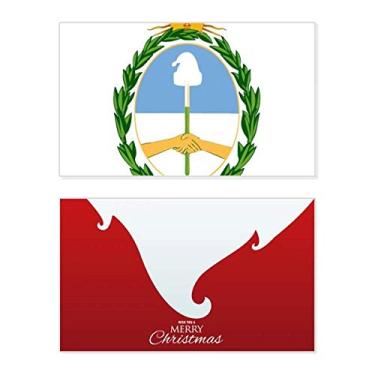 Imagem de Buenos Aires Argentina Emblema Nacional Feriado Feliz Natal Cartão de Parabéns Mensagem de Natal