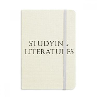 Imagem de Caderno de frases curtas para estudar, literaturas, capa dura oficial, diário clássico