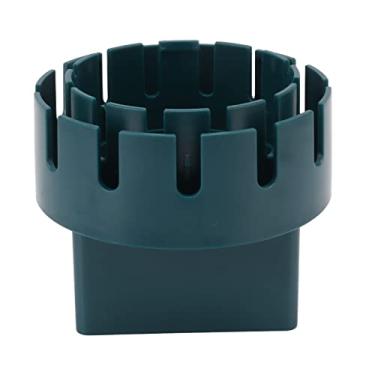 Imagem de Adaptador de Cano Baixo Adaptador de Drenagem de Plástico Conector Conversor de Cano de Substituição Com Parafusos, Adaptador de Cano de Calha de Chuva, Tubo de Drenagem de PVC (Verde L 3x4in)