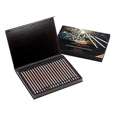 Imagem de Derwent, Lápis de Cor Permanente Metallic 20 Cores Estojo Lata Edição Especial