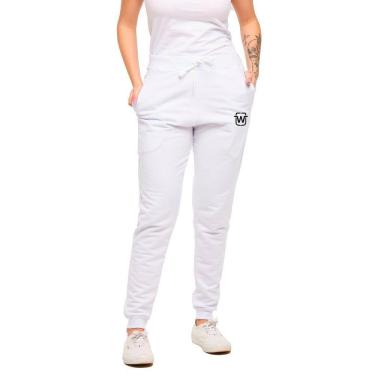 Imagem de Calça De Moletom Plus Size Feminina Jogger Slim Sport Wooks - M10p