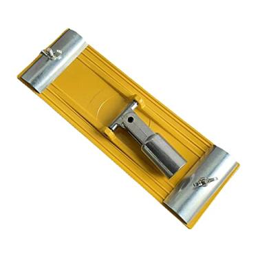 Imagem de Generic Suporte de lixadeira manual, quadro de polimento, flexível, multiuso, placa de areia de parede, bloco de lixamento, ferramenta de polimento de parede, AMARELO