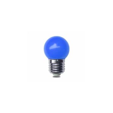 Imagem de Lâmpada Led Galaxy Bolinha G45 Decorativa 1,5W 220V Azul