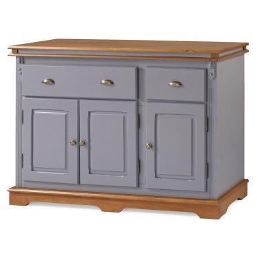 Imagem de Balcão Buffet De Madeira Com 3 Portas 2 Gavetas Manchester - M52001 Garapa - Verniz