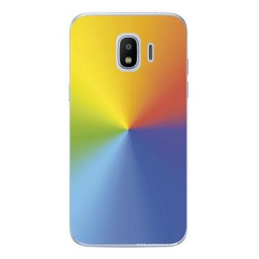 Imagem de Capa Case Capinha Samsung Galaxy  J2 Pro Arco Iris Degradê - Showcase