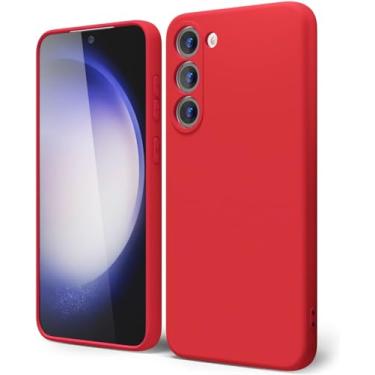 Imagem de Capa Capinha Tpu Silicone Fosca para Samsung Galaxy S23 FE 5G Tela de 6.4 Case com Interior Macio - Proteja com Eleg�ncia e Conforto (Vermelha)