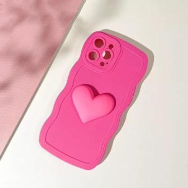 Imagem de Candy Color Heart Silicone Wave Phone Case para Samsung Galaxy A71 A51 A31 A21 A11 A10 A20 A30 A50 A7 2018 A13 Lite 4G Capa mole, vermelha, para A03S (164)