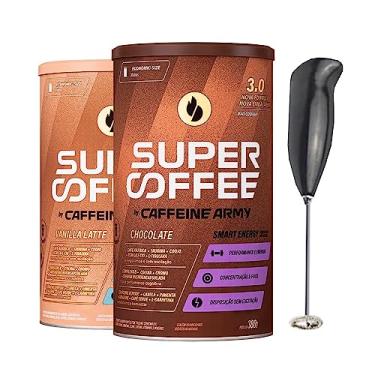 Imagem de KIT 2 Super Coffee 3.0 - Baunilha e Chocolate Lingua de Gato 380g + Mixer