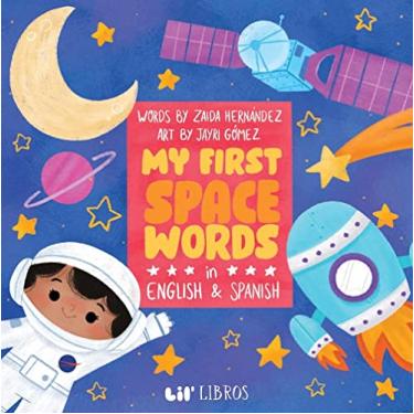 Imagem de My First Space Words in English and Spanish