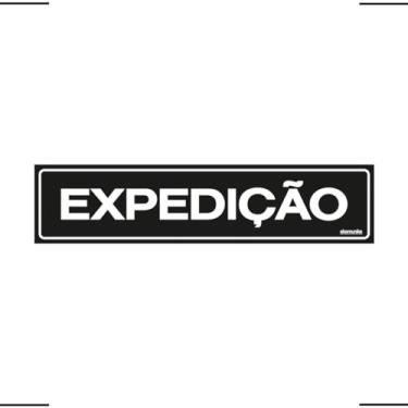 Imagem de Placa De Sinalização Expedição 30x7 Ekomunike - A-417/1 F9e