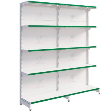 Imagem de Gôndola Fit 40 Parede 1 Inicial E 1 Continuação 2,02m Farmácia Comercio - Amapá